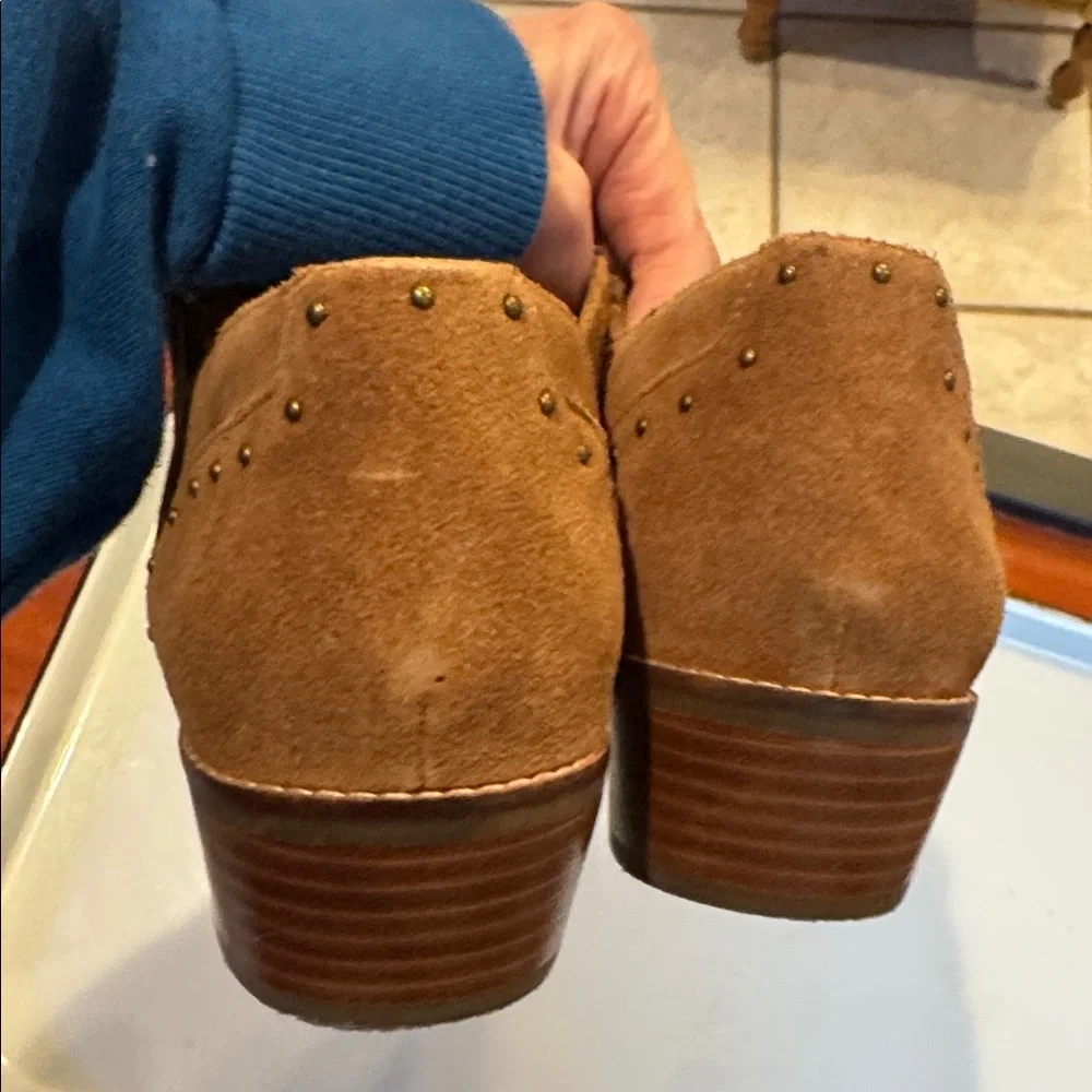 Crown Vintage Women’s Pecan Cow Suede Shoe Boots - Picture 9 of 16